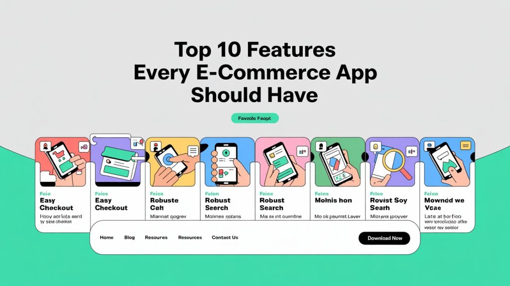 Top 10 Features Every E-commerce App Should Have