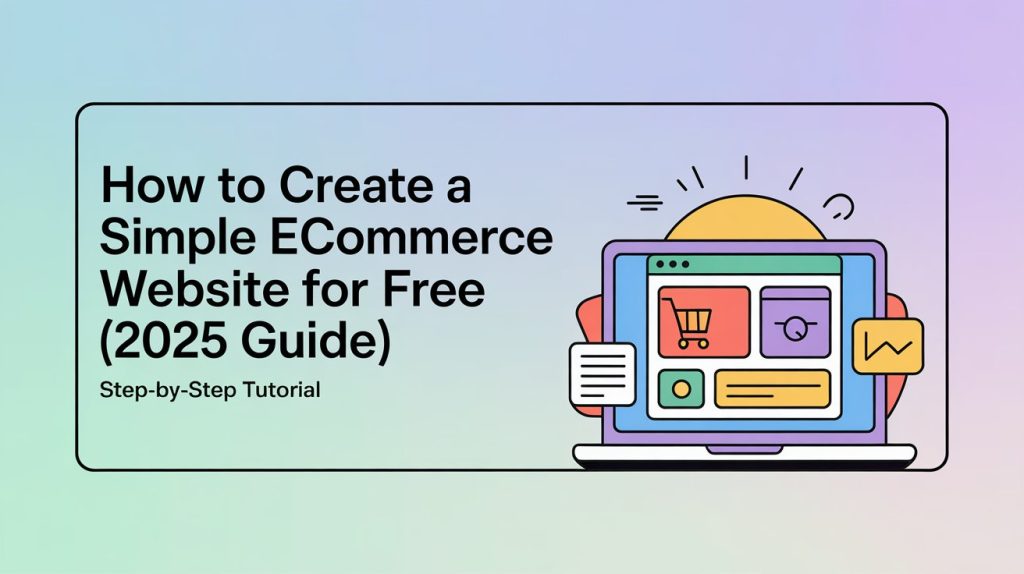 How to Create a Simple Ecommerce Website for Free (2025 Guide)