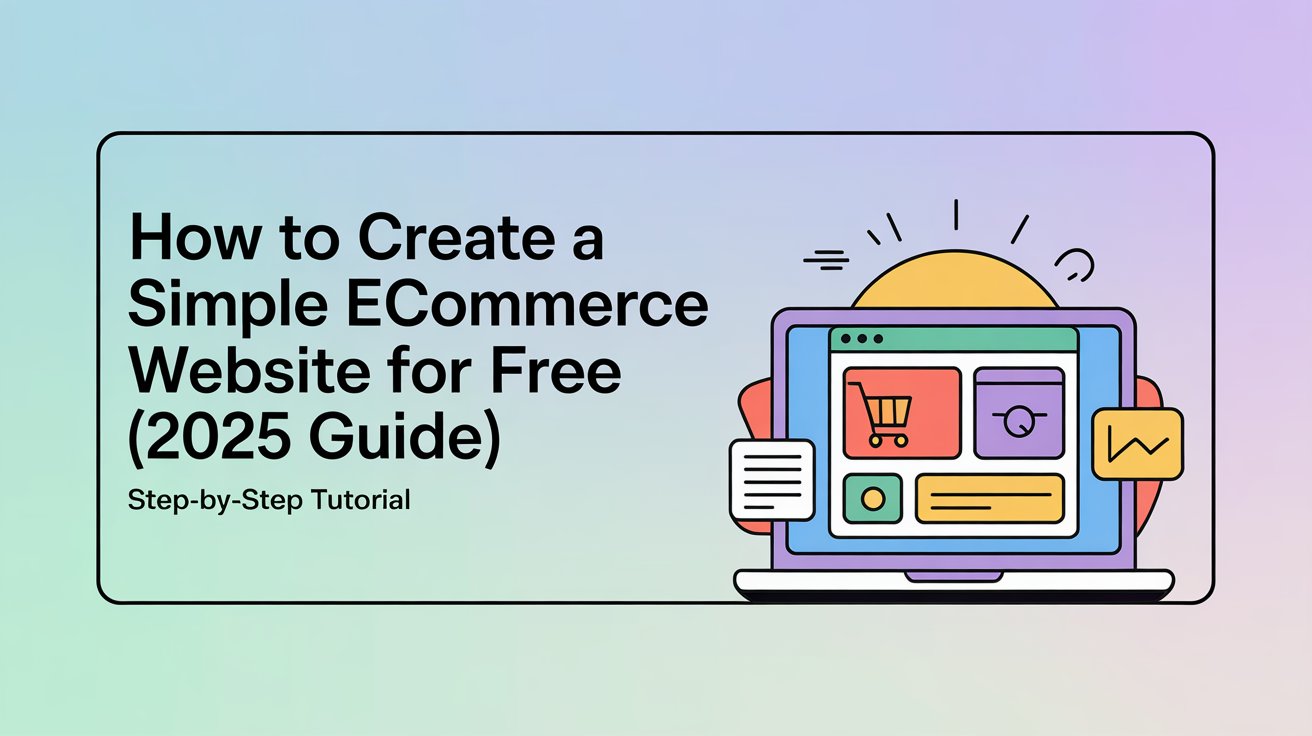 How to Create a Simple Ecommerce Website for Free (2025 Guide)