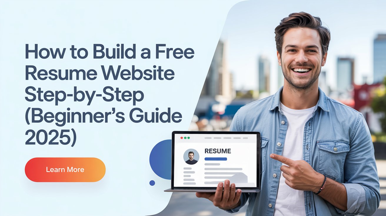 How to Build a Free Resume Website Step-by-Step (Beginner's Guide 2025)